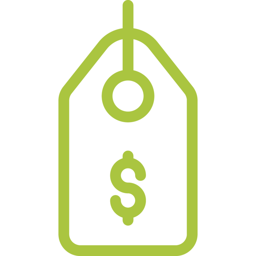 stats icon voor Gemiddelde prijs in euro/m³ 13