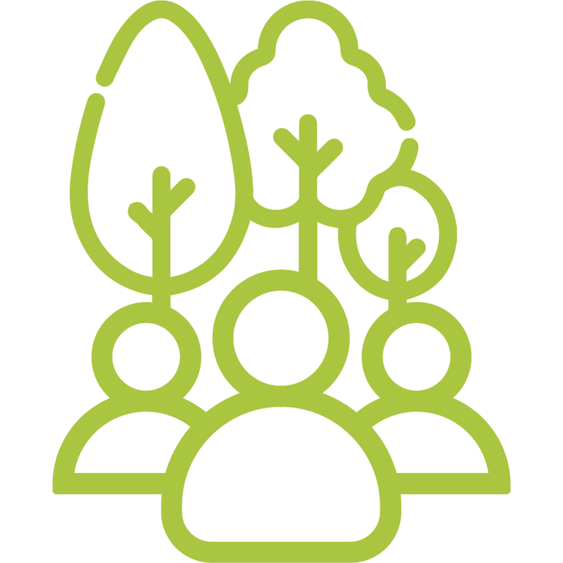 stats icon voor leden bosbeheerders (privé en openbaar) 3 284